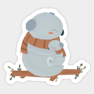 Koala with his son Sticker